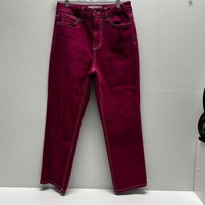 Topshop magenta jeans